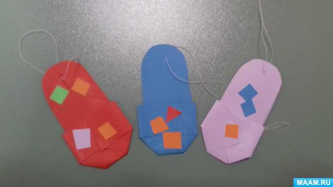 Конспект занятия по конструированию способом оригами с элементами аппликации в подготовительной группе «домик»