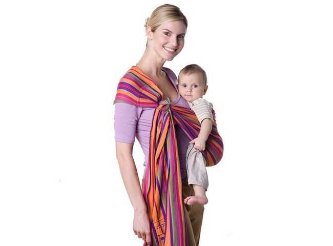 Слинг-шарф для новорожденных: как его завязать?