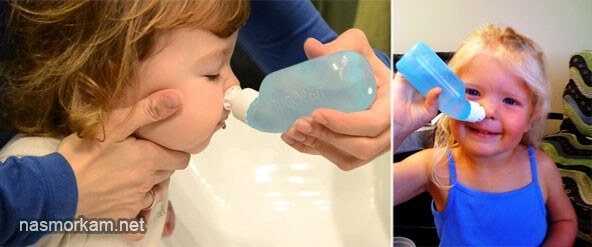 Как правильно промывать нос солевым раствором в домашних условиях