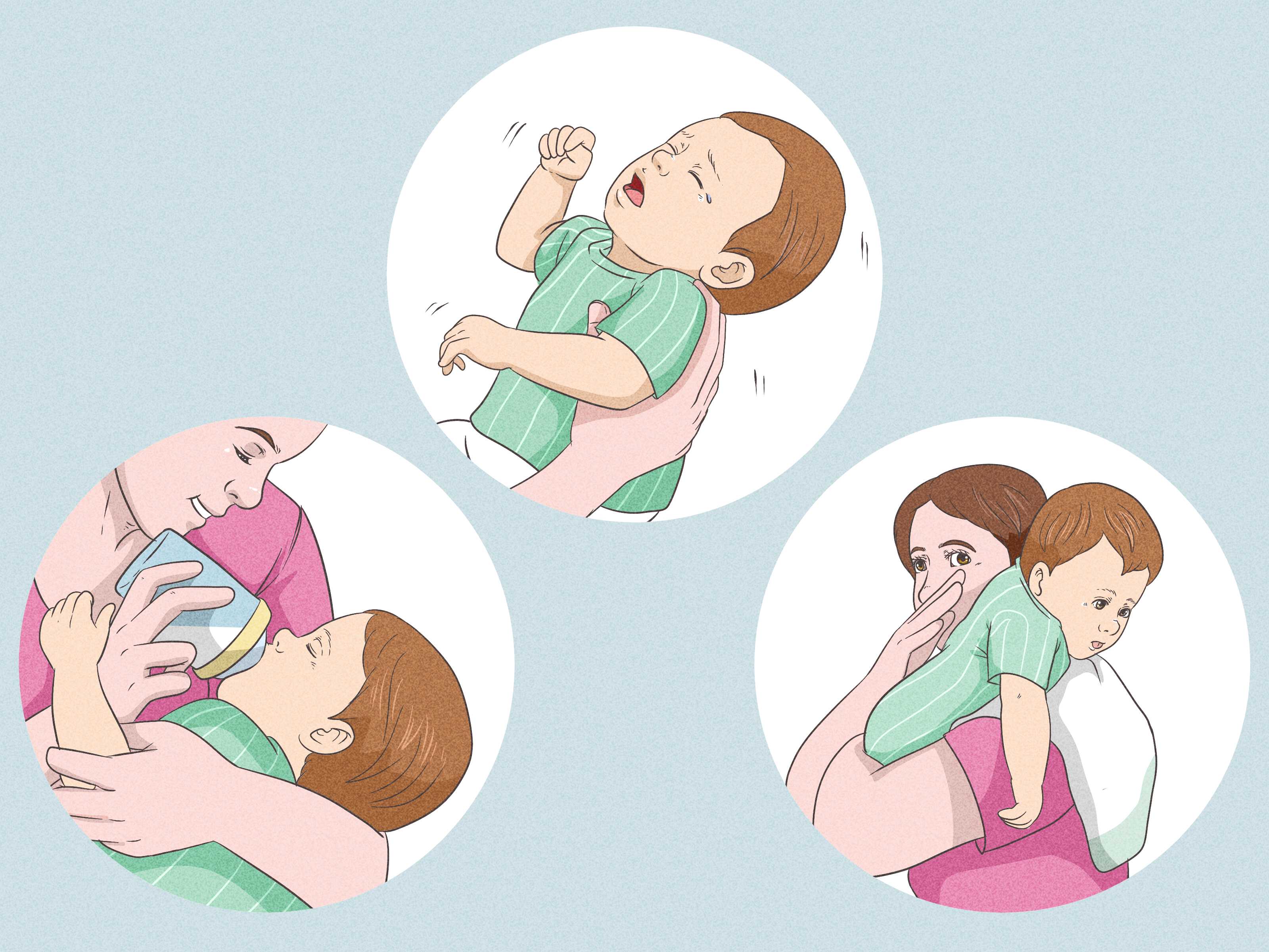 Зачем держать новорождённого столбиком после кормления