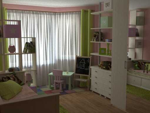 Детские комнаты для двух девочек: 78 фото дизайна