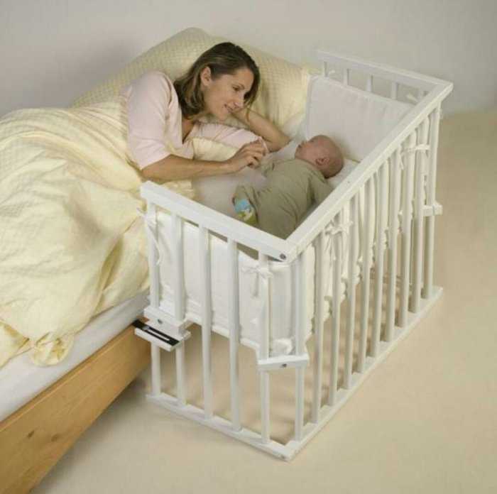 Приставная кроватка для новорожденных: виды и правила выбора - знать про все