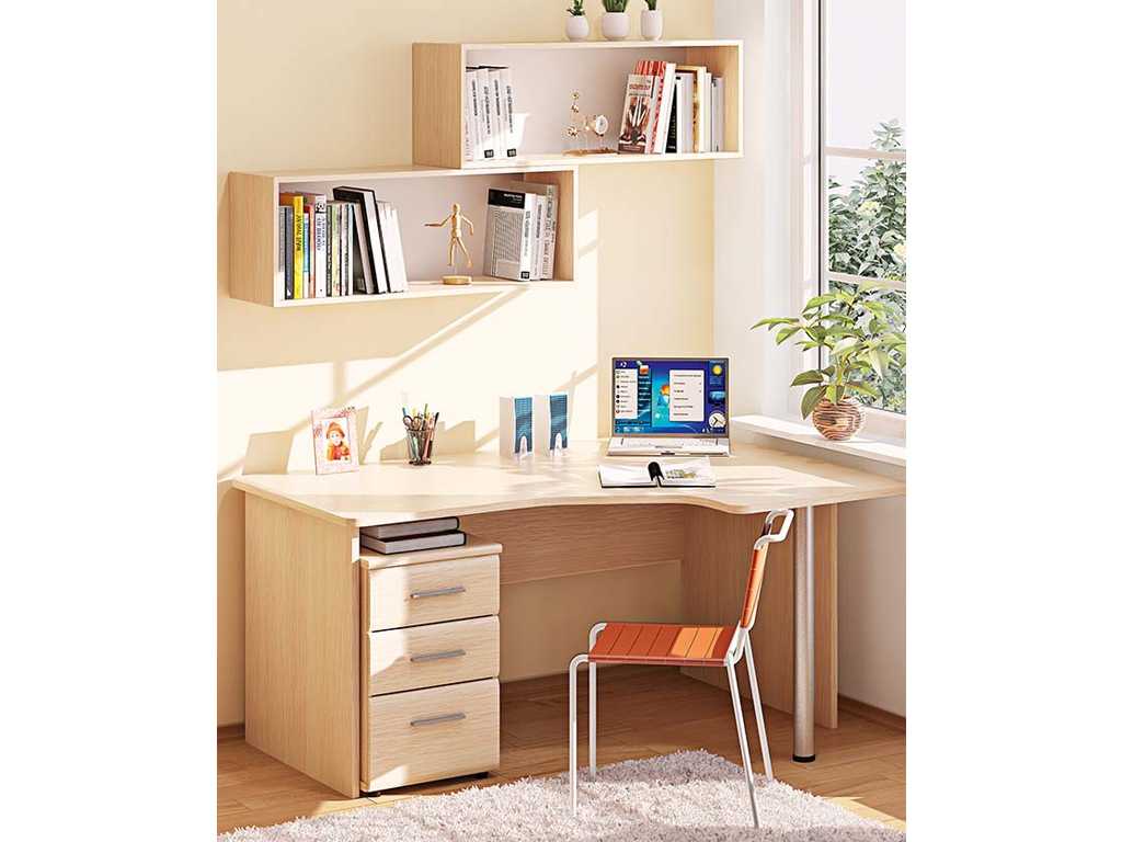 Какой письменный стол выбрать для школьника: размеры, конфигурация и материал
