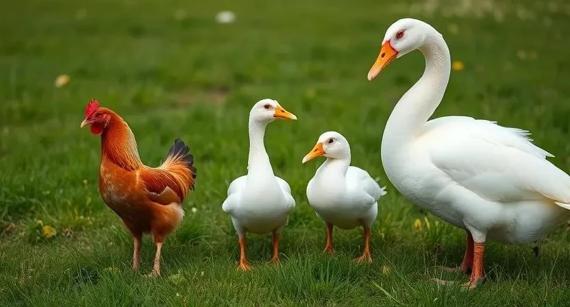 Как рассказать ребенку о домашних птицах