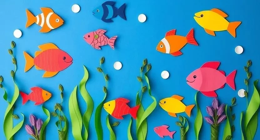 Аппликация Подводный мир: конспект и советы по развитию ребенка