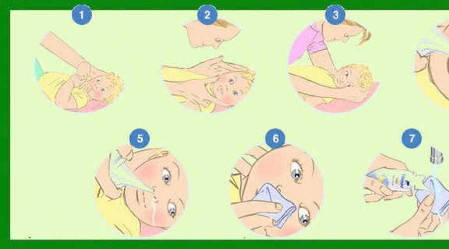 Как почистить нос новорожденному ребенку правильно от козявок и соплей