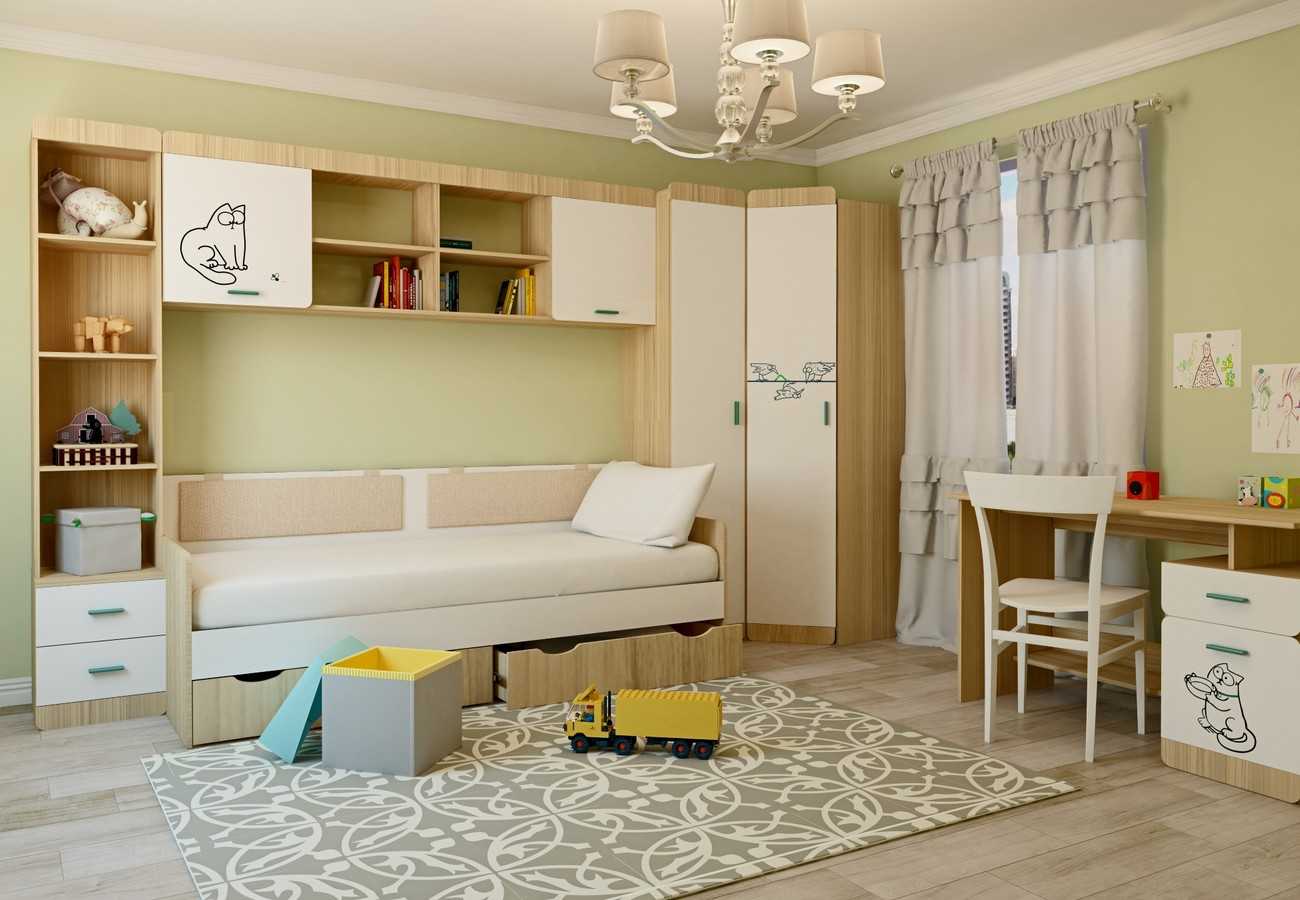Дизайн для детской комнаты для двоих детей: идеи оформления, варианты планировки, фото