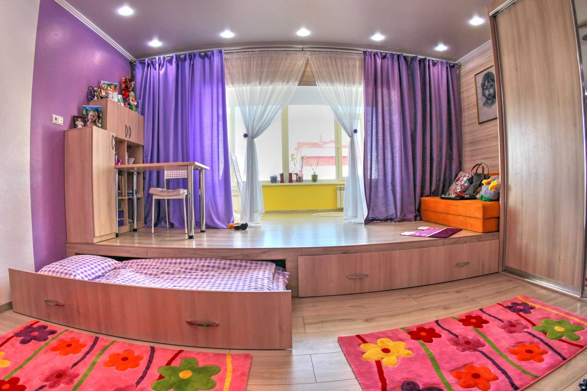Детские комнаты для двух девочек | 78 фото дизайна детской