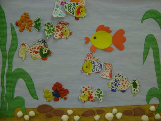 Конспект занятия по рисованию для детей средней группы на тему «сказочные рыбки»