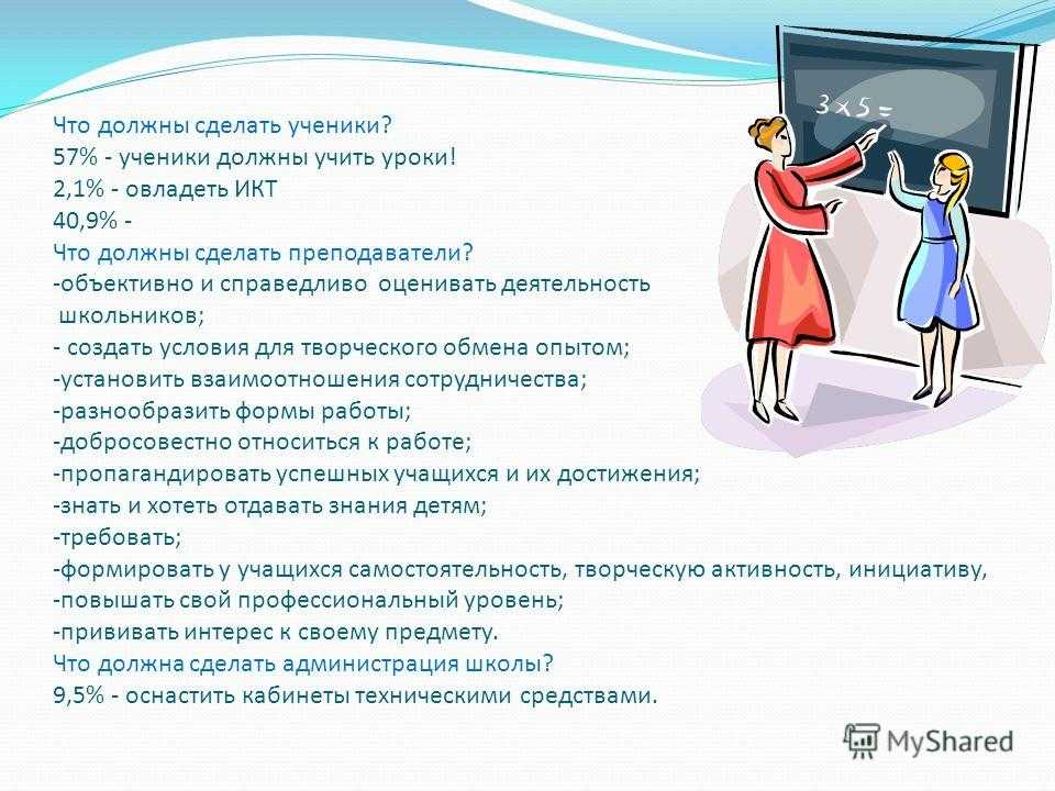 Что делать, если не нравится учитель? проблемы и решения