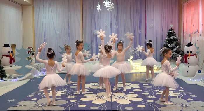 Танец снежинок - хореографический ансамбль вдохновение