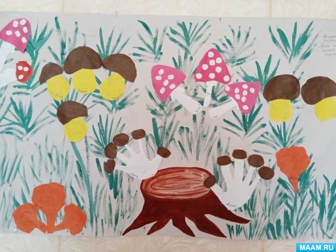 Занятие по рисованию в подготовительной к школе группе «грибы и ягоды растут в лесу»