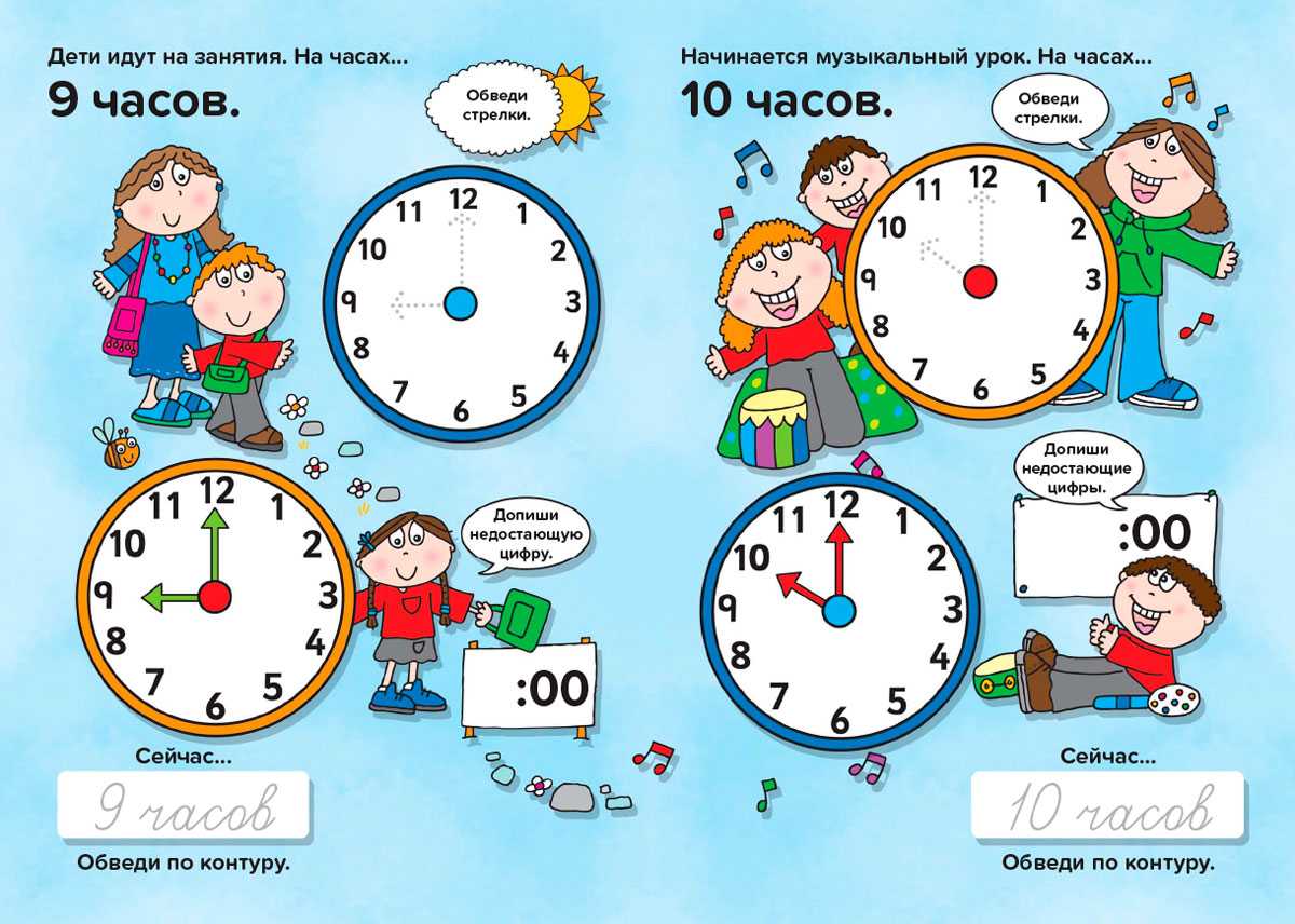 Как научить ребенка понимать время по часам или первые навыки пунктуальности