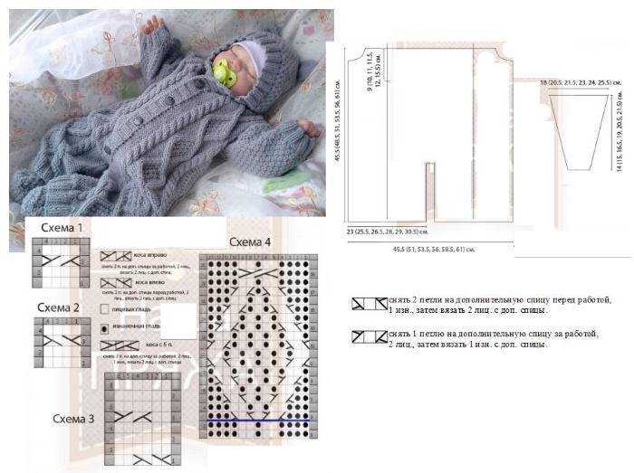 Вязание комбинезона: пошаговая инструкция пошива лучших моделей для новорожденных (110 фото и видео)