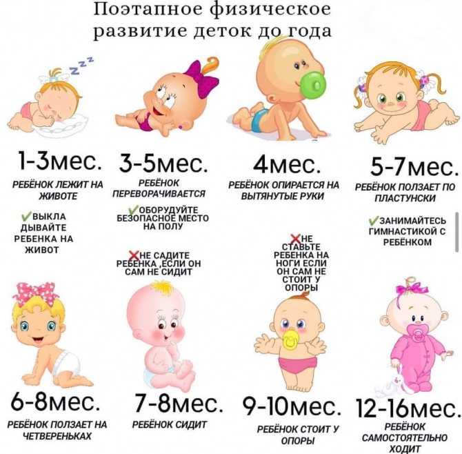 Календарь развития грудного ребенка по месяцам от рождения до года от  нормы, особенности, трудности, советы специалистов