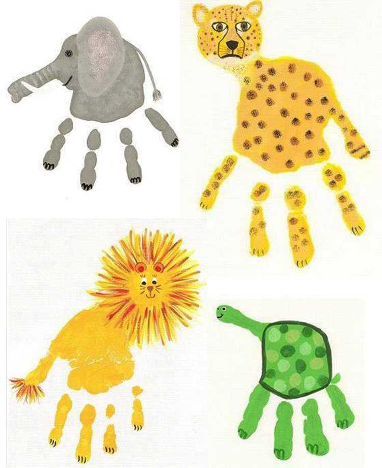  рисование ладошками для детей – описание техники с примерами для детей