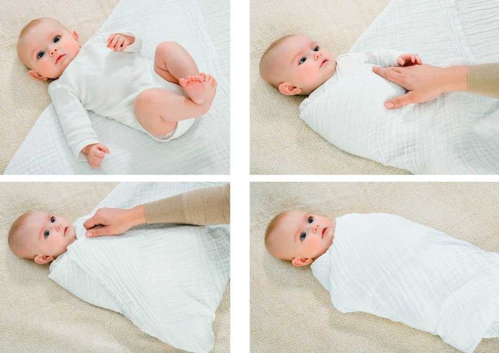 Как правильно пеленать новорожденного в картинках пошагово. доктор комаровский о необходимости пеленания