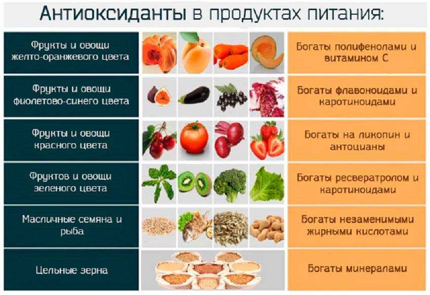 Антиоксиданты в продуктах. продукты-антиоксиданты: список :: syl.ru