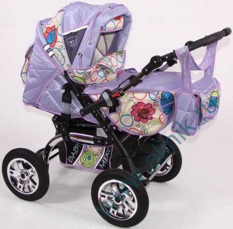 Современная детская коляска трансформер для новорождённых