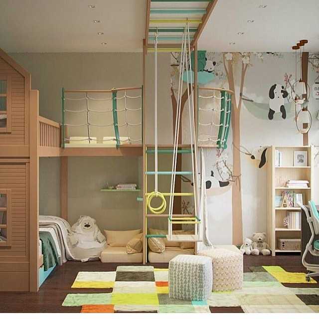 Дизайн детской комнаты 9 кв м - как его продумать Как выбрать мебель, декоративные элементы и освещение Как максимально задействовать все пространство помещения