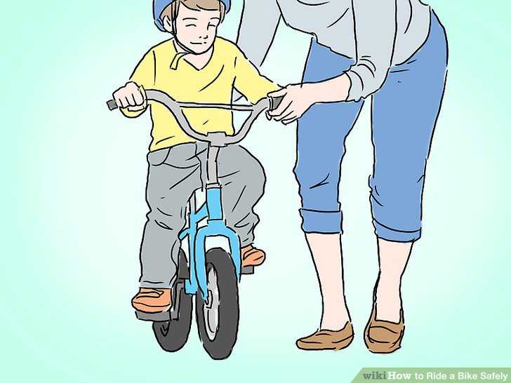 Учим ребенка кататься на двухколесном велосипеде