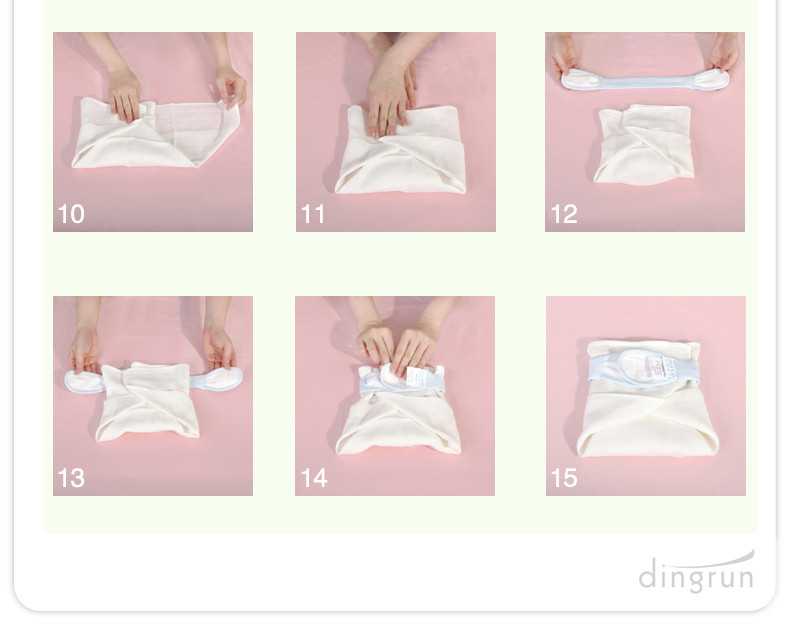 Многоразовые подгузники для новорожденных: как сшить своими руками, выкройки