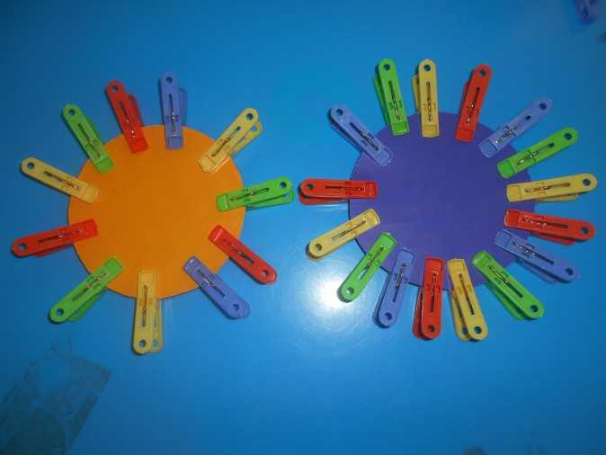 Дидактическая игра с прищепками «иголки для ёжика» для детей 2–3 лет. воспитателям детских садов, школьным учителям и педагогам - маам.ру