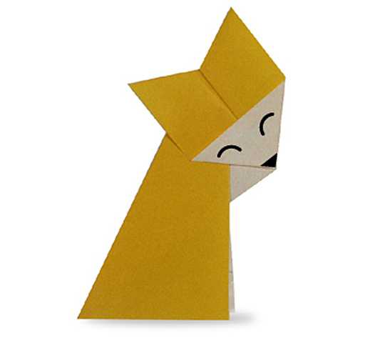 Оригами лиса своими руками: базовые формы для поделок, дополнительные материалы и фото поделок