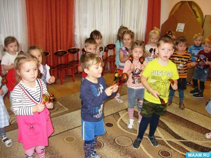 Музыкальное занятие в младшей группе детского сада, пример конспекта, планирование по фгос
