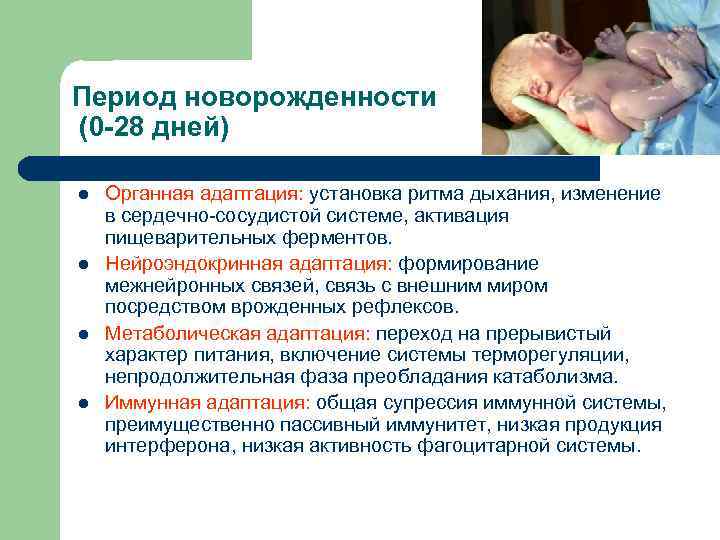 Особенности периода адаптации новорожденных: как помочь ребенку раннего возраста успешно адаптироваться в новых условиях