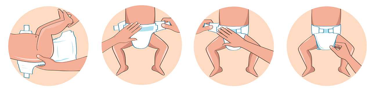 Как поменять памперс новорожденному, как часто нужно это делать?