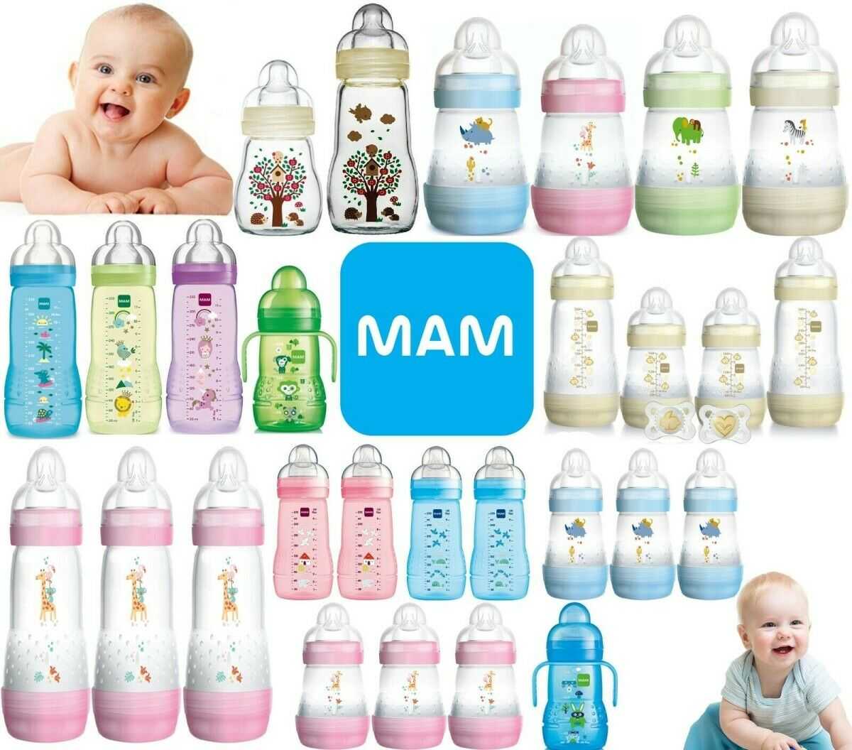 Бутылочки для кормления для новорожденных, какие лучше: сравнительная таблица