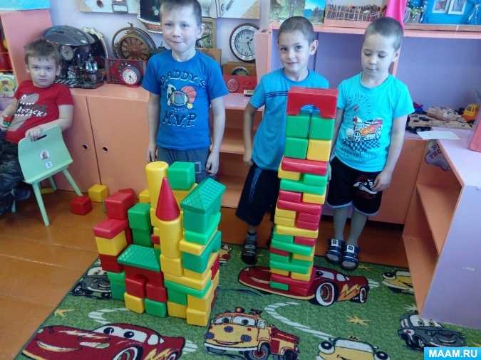 Конспект строительно-конструктивной игры «теремок» для детей 3–4 лет