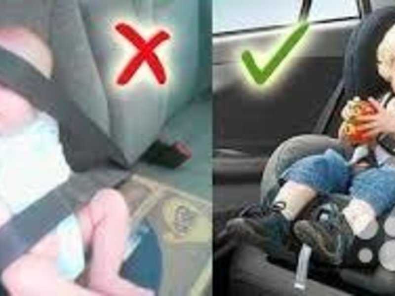 Правила перевозки детей на переднем сиденье