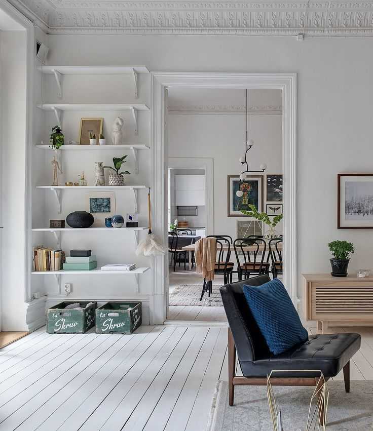 Дизайн квартиры в скандинавском стиле - идеи оформления интерьера для спальни, прихожей, гостиной