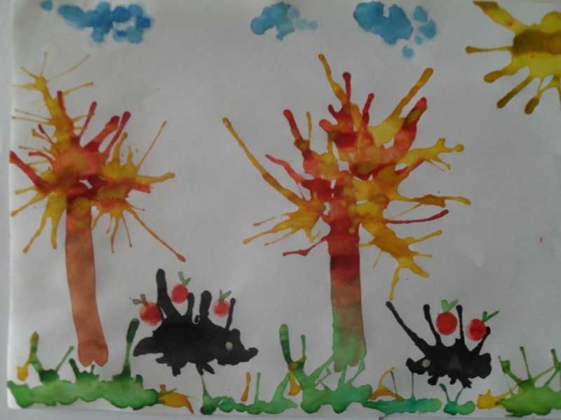 Конспект занятия изобразительной деятельности с использованием арт - терапии в старшей группе: «осень - волшебница в лес пришла» | занятия воспитателя