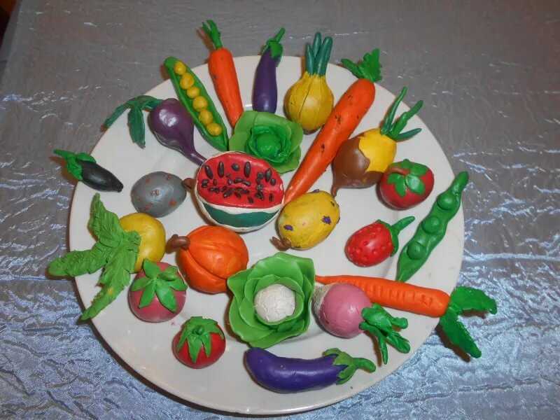 Конспект занятия по лепке «вылепи какие хочешь фрукты и овощи для игры в магазин»