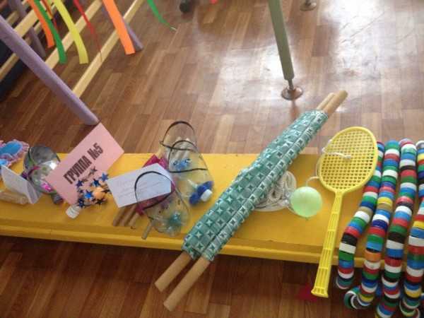 Спортивный инвентарь для детского сада и дома своими руками