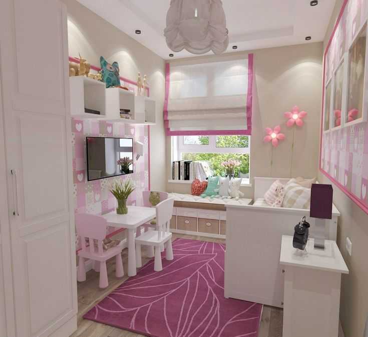 Дизайн детской комнаты 12 кв.м для двоих детей