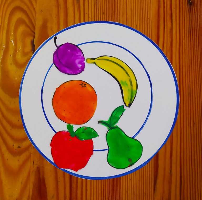 Оод по художественно-эстетическому развитию (пластилинография) «корзина с фруктами».