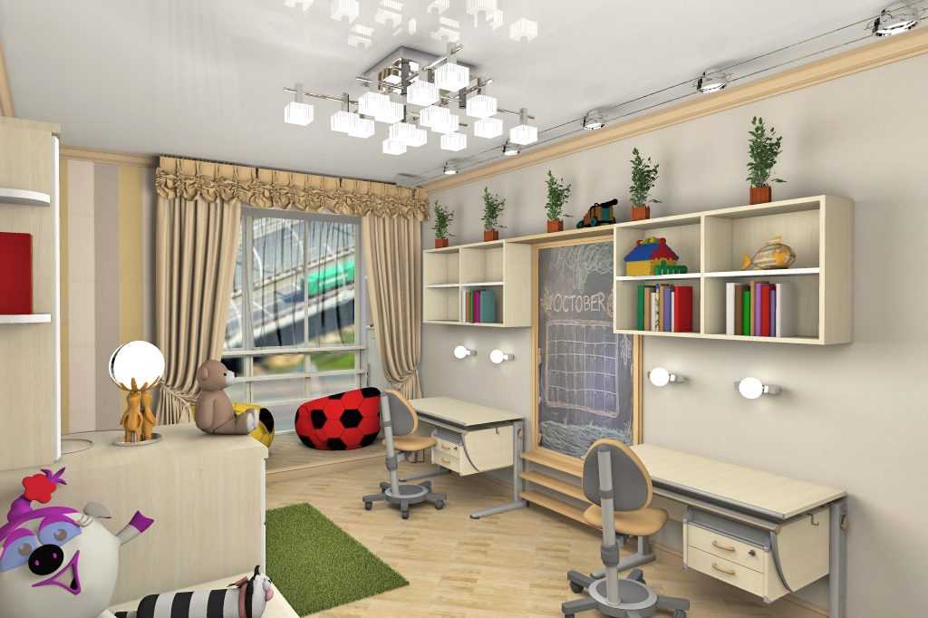 Дизайн комнаты для мальчика и девочки — планировка и зонирование комнаты для двух разнополых детей