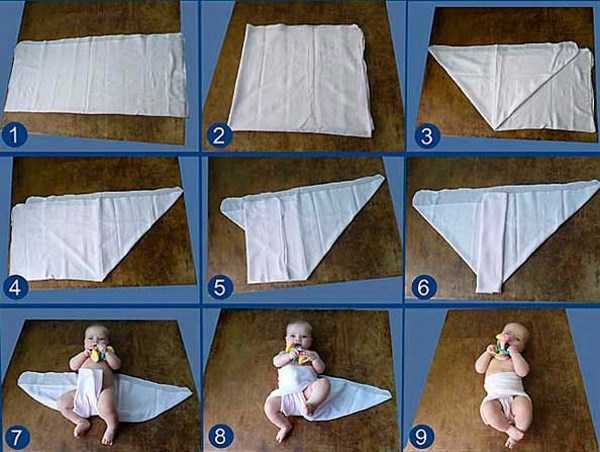 Марлевые подгузники для новорождённых: как сшить и использовать, а также подгузники из мадаполама и других тканей + видео и фото