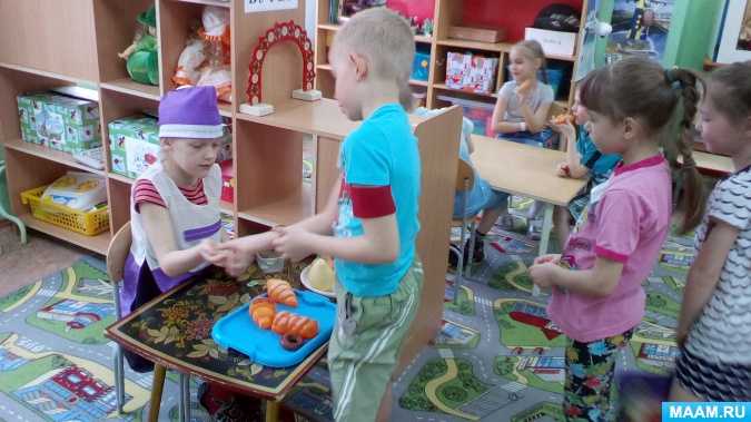 Сюжетно-ролевая игра для детей 3–4 лет «кафе «горошина». воспитателям детских садов, школьным учителям и педагогам - маам.ру