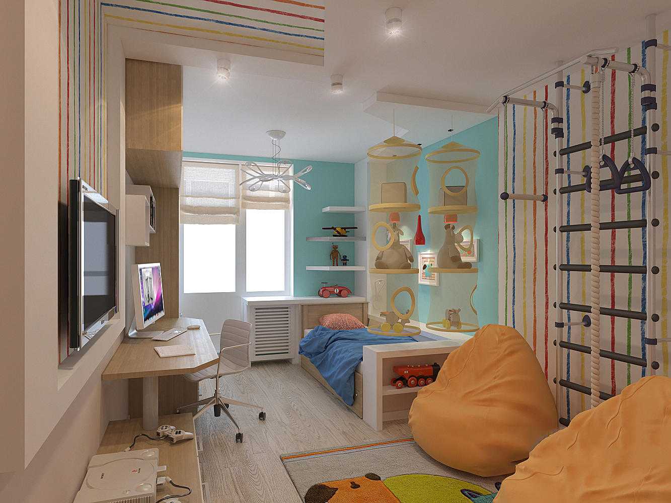 Детская комната 5 кв. м: 30 реальных фото и советы по дизайну