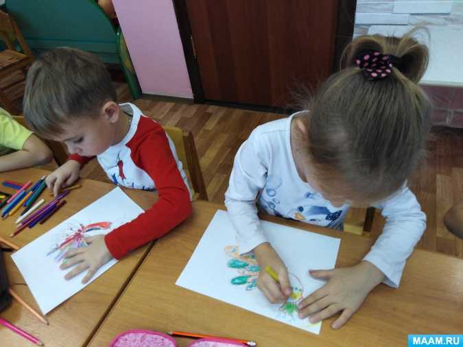 Конспект нод по рисованию «дети делают зарядку» в старшей группе. воспитателям детских садов, школьным учителям и педагогам - маам.ру