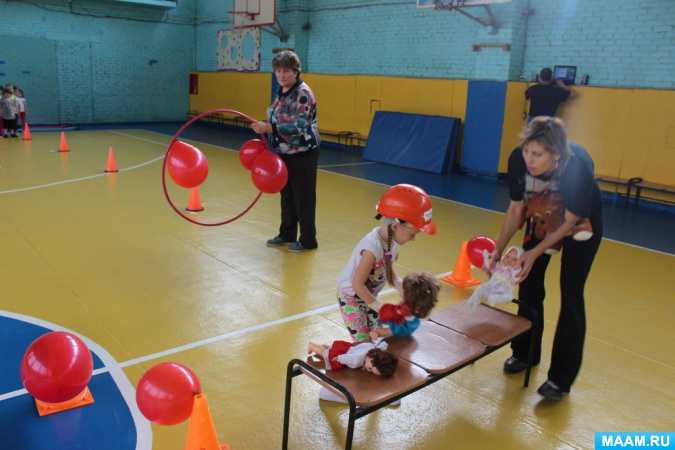 Спортивный праздник «юные пожарные» для детей старшей и подготовительной групп